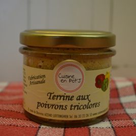 Terrine aux Poivrons Tricolores (120ml/90g)
