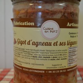 Gigot d’Agneau et ses légumes (870mL/750g)
